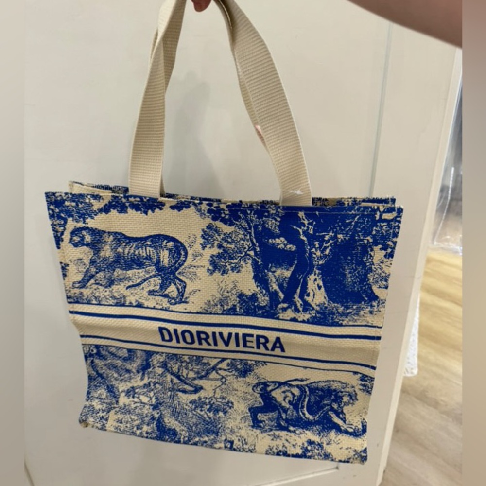 Dior Straw Riviera Bag